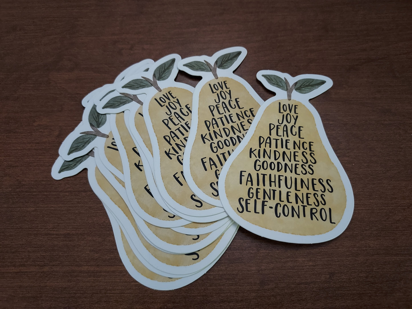 Fruit of the Spirit Pear Sticker