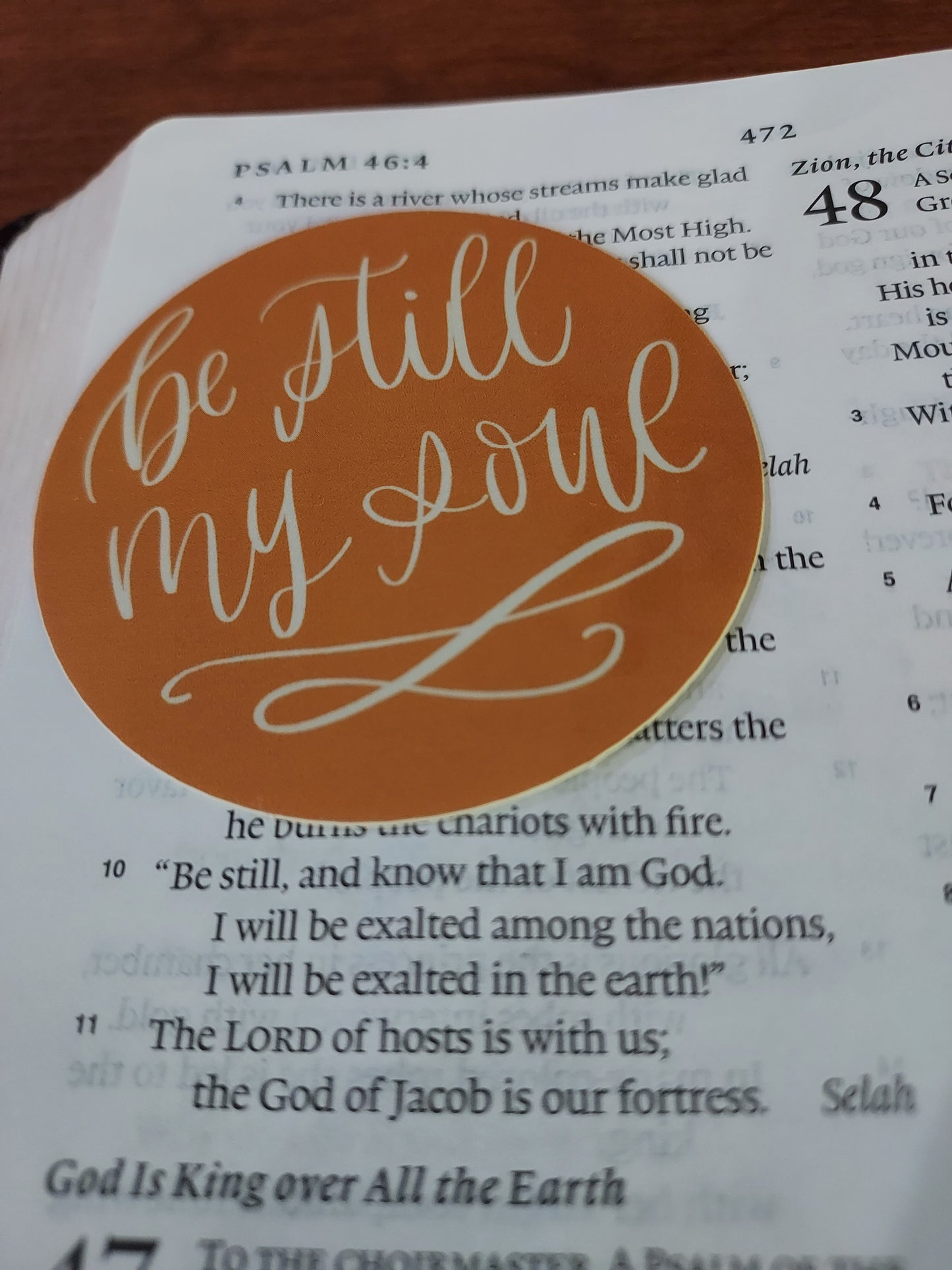 Be Still My Soul Sticker