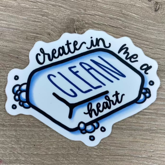 Clean Heart Sticker