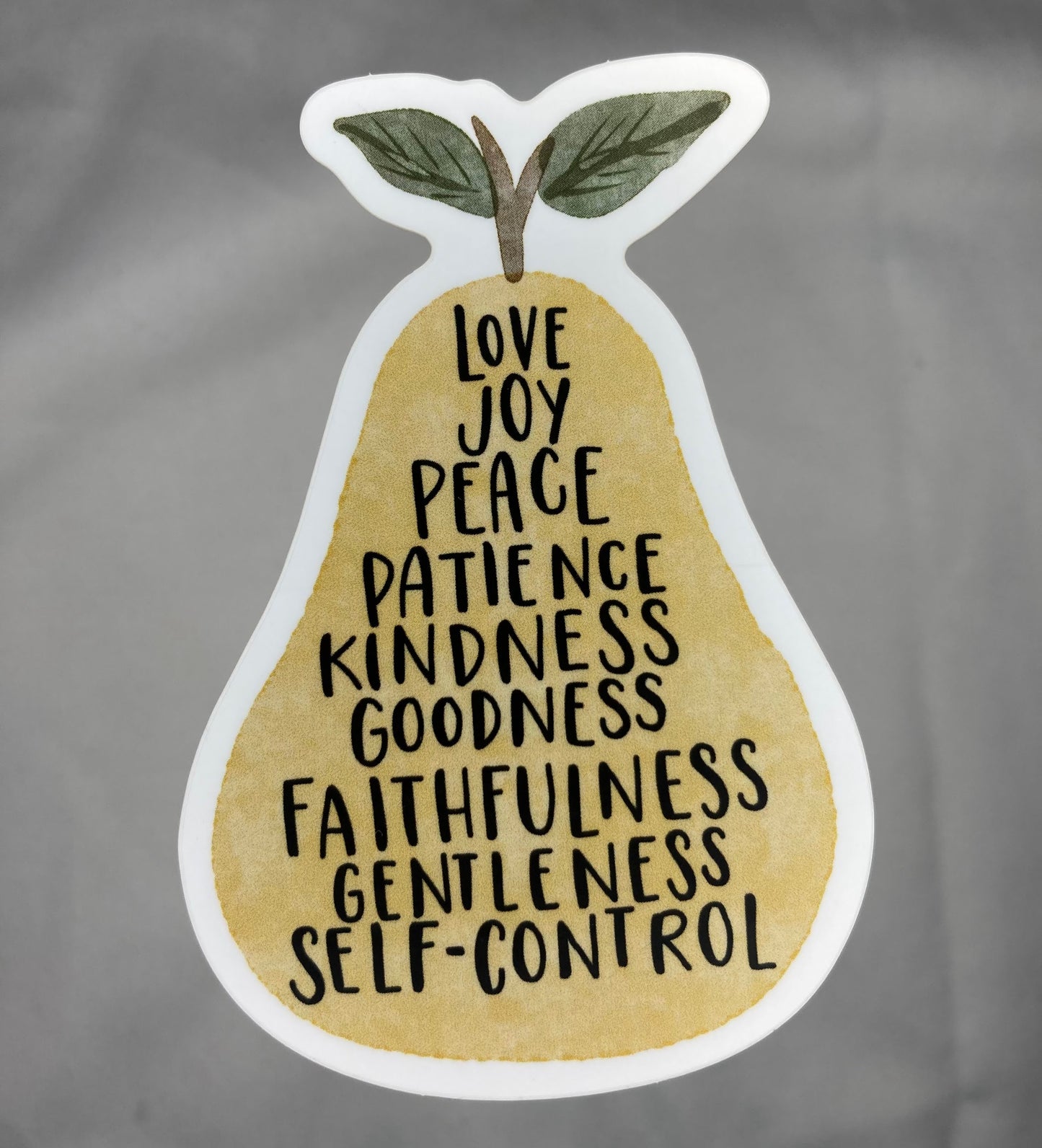 Fruit of the Spirit Pear Sticker